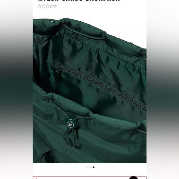 PINK Victoria’s Secret Nylon Cargo Green Backpack - Picture 4 of 8